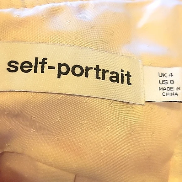 Self-Portrait Red & White Plaid Sleeveless Halter Mini Dress, Sz 0 - Picture 17 of 17